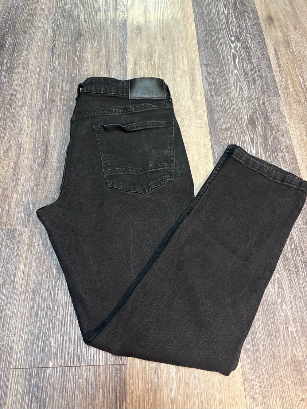 Vince Camuto Men's Black Slim Straight Jeans Casual; Office Wear